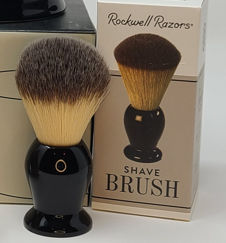Wooden handle shaving brush from The Happy Hippy Soap Company
