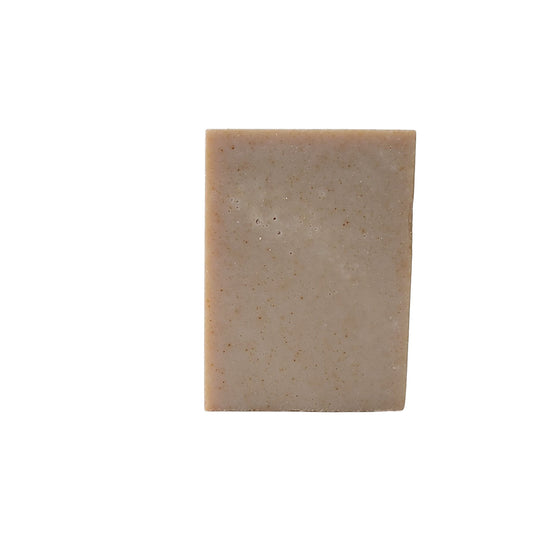 Wild Honey soap wrapped in The Happy Hippy Soap Company label